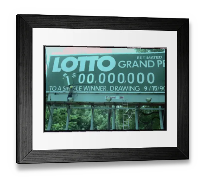Framed Print : Worker Changing Billboard Sign Framed Print : Worker Changing Billboard Sign