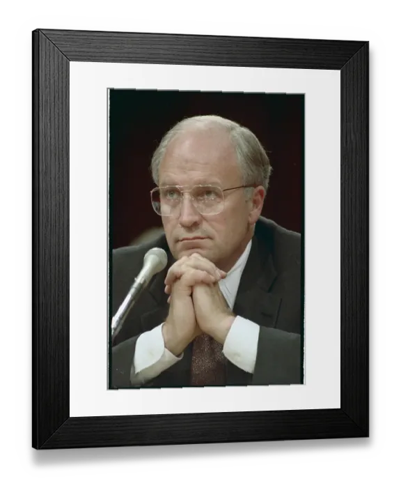 Framed Print : Portrait of Richard Cheney Framed Print : Portrait of Richard Cheney