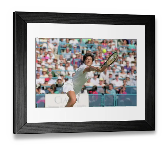 Framed Print : Gabriela Sabatini at 1990 US Open Framed Print : Gabriela Sabatini at 1990 US Open