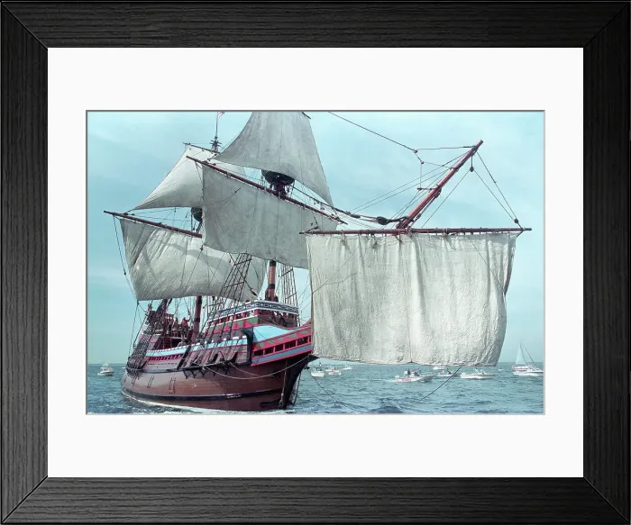 Framed Print : Mayflower II At Sea Framed Print : Mayflower II At Sea
