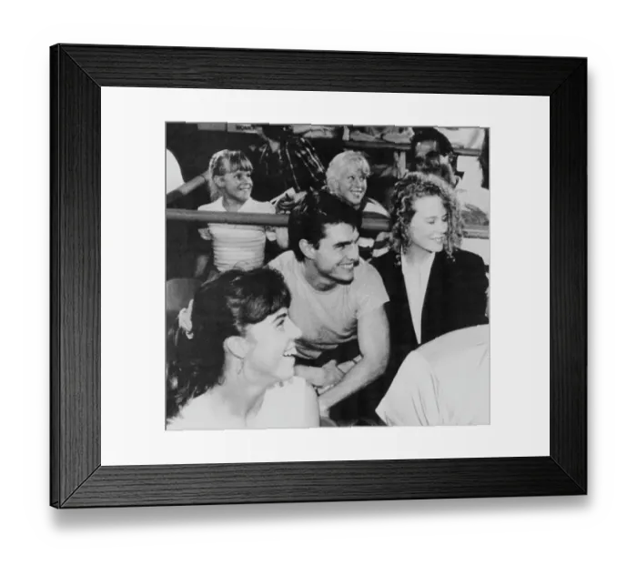 Framed Print : Actor Tom Cruise Celebrating with Jennifer Capriati and Friends Framed Print : Actor Tom Cruise Celebrating with Jennifer Capriati and Friends