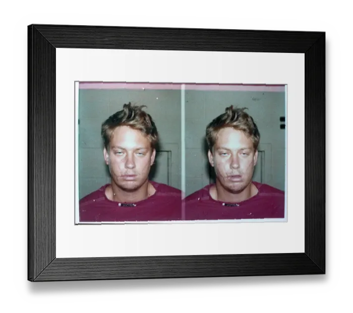 Framed Print : Mug Shots of Edward Lewis Humphrey Framed Print : Mug Shots of Edward Lewis Humphrey