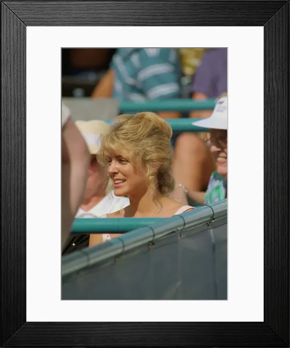 Framed Print : Marla Maples in Audience at United States Open Tennis Match Framed Print : Marla Maples in Audience at United States Open Tennis Match
