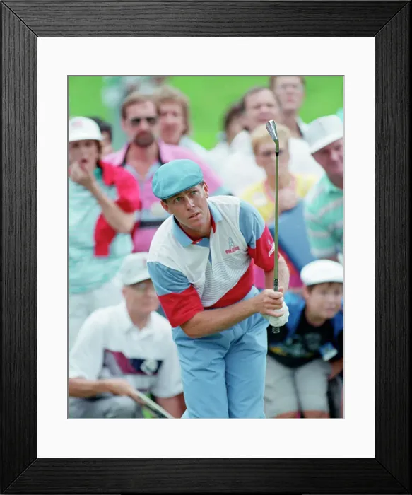 Framed Print : Payne Stewart Looks After Shot Framed Print : Payne Stewart Looks After Shot