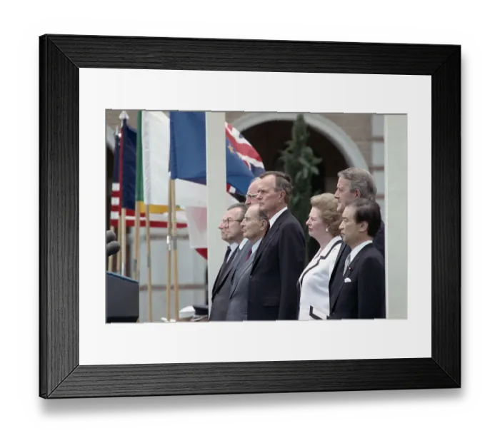Framed Print : European Community President Jacques Delors Framed Print : European Community President Jacques Delors