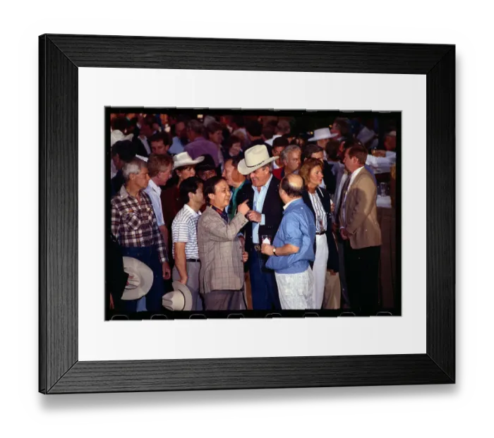 Framed Print : Toshiki Kaifu and Brian Mulroney