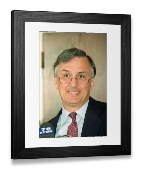 Framed Print : Gus Elmer Peering Over Glasses Framed Print : Gus Elmer Peering Over Glasses