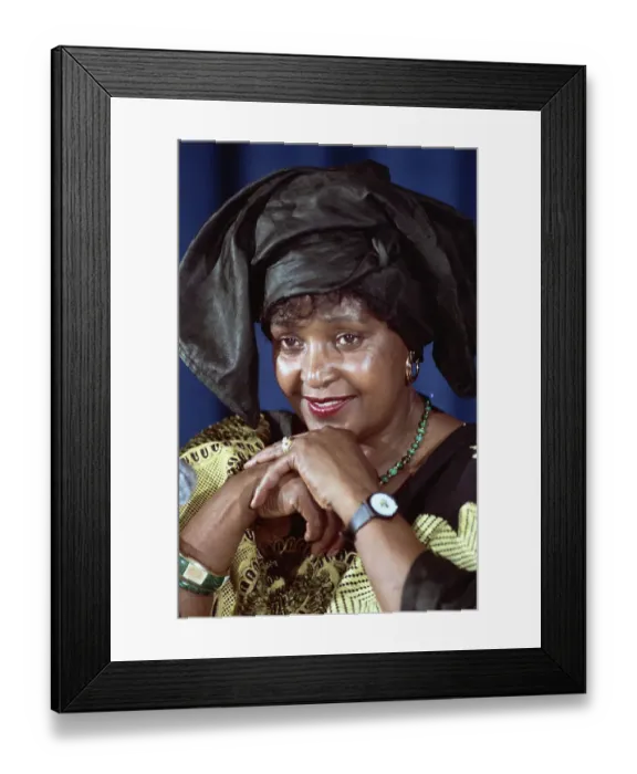 Framed Print : Portrait of Winnie Mandela Framed Print : Portrait of Winnie Mandela