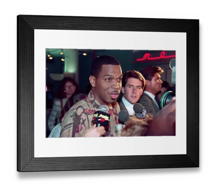 Framed Print : Luther Campbell Speaking to Media Framed Print : Luther Campbell Speaking to Media