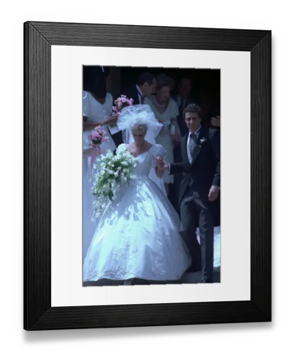 Framed Print : Ethel Skakel Kennedy and Acquaintances at Her Daughter's Wedding Framed Print : Ethel Skakel Kennedy and Acquaintances at Her Daughter's Wedding