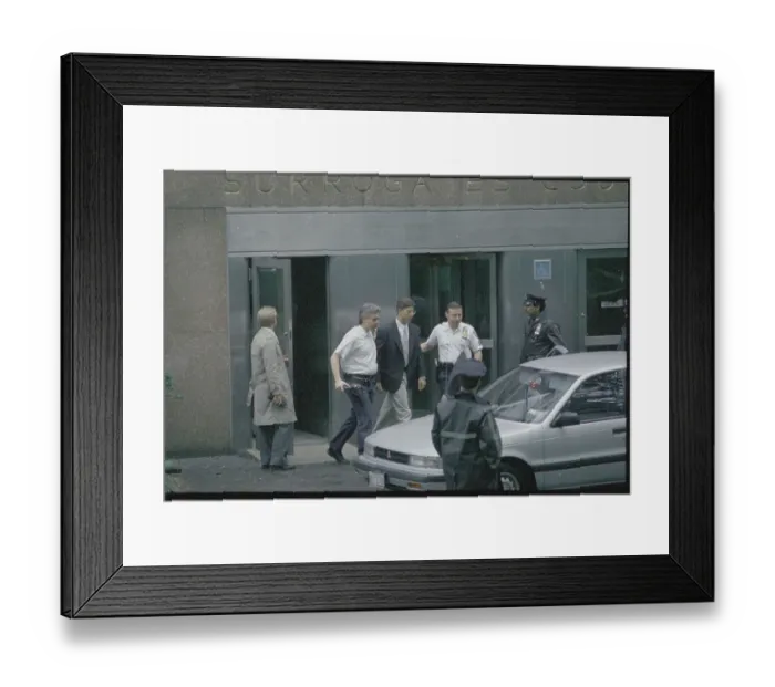 Framed Print : Keith Mondello Leaving Courthouse Framed Print : Keith Mondello Leaving Courthouse
