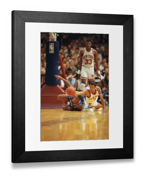 Framed Print : Maurice Cheeks Struggling to Grab Ball Framed Print : Maurice Cheeks Struggling to Grab Ball