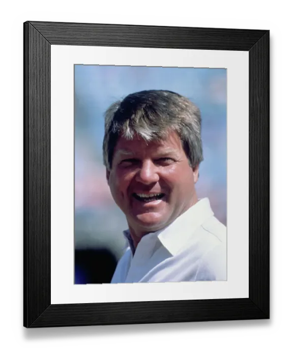 Framed Print : Coach of Dallas Cowboys Jimmy Johnson Framed Print : Coach of Dallas Cowboys Jimmy Johnson
