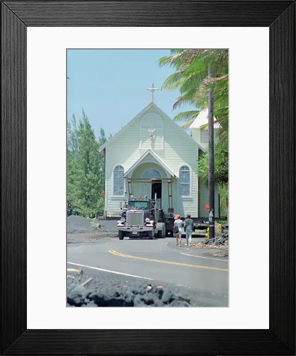 Framed Print : Star of Sea Historic Painted Church Framed Print : Star of Sea Historic Painted Church