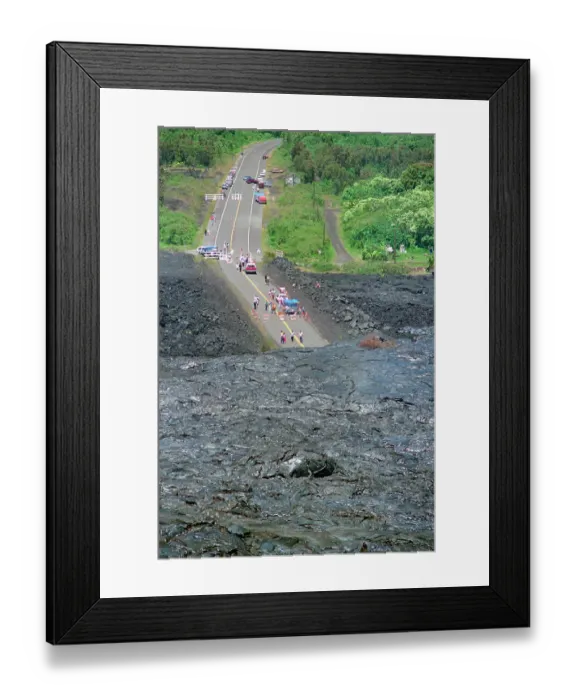 Framed Print : Volcanic Lava on Highway 130 Framed Print : Volcanic Lava on Highway 130