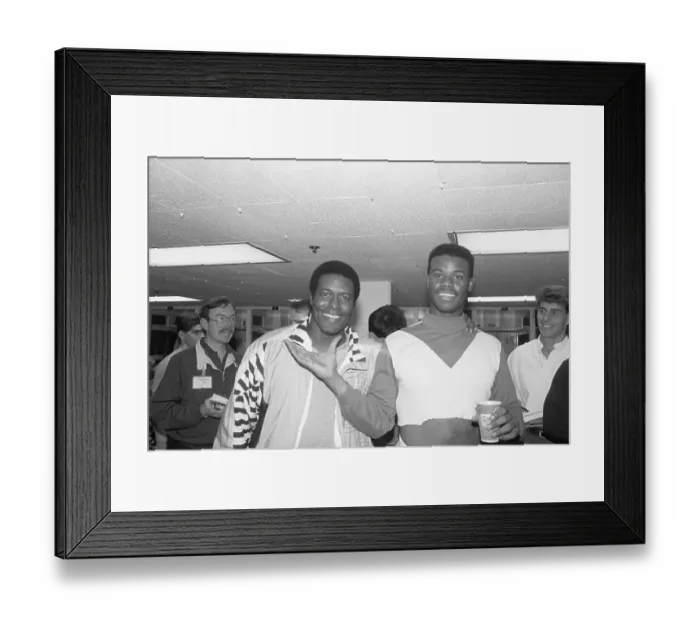 Framed Print : Ken Griffey Jr. And Father Framed Print : Ken Griffey Jr. And Father