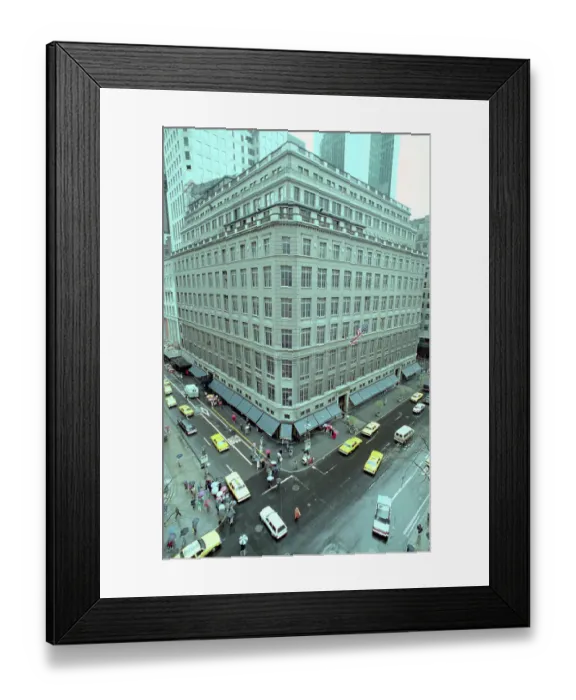 Framed Print : Saks Fifth Avenue Retail Store Framed Print : Saks Fifth Avenue Retail Store