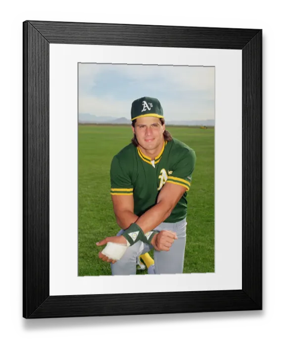 Framed Print : Potrait of Jose Canseco Framed Print : Potrait of Jose Canseco