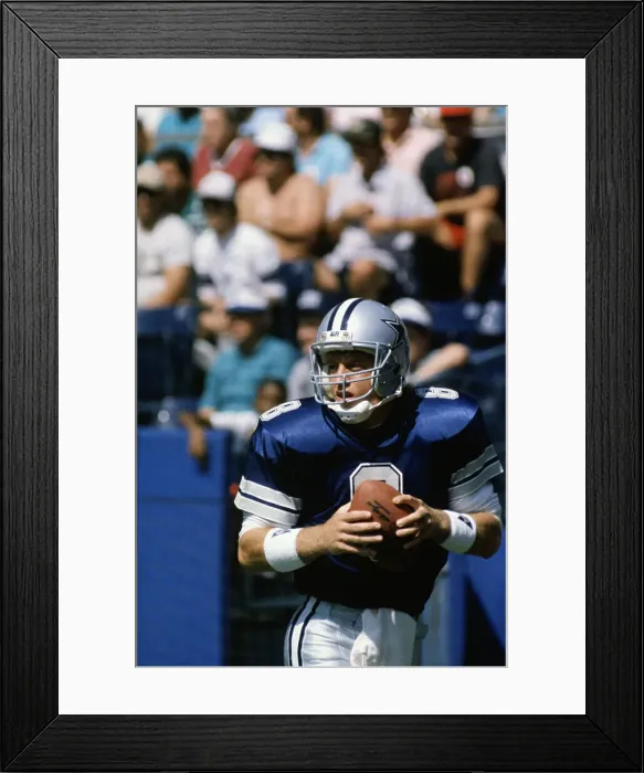 Framed Print : Portrait of Troy Aikman Framed Print : Portrait of Troy Aikman