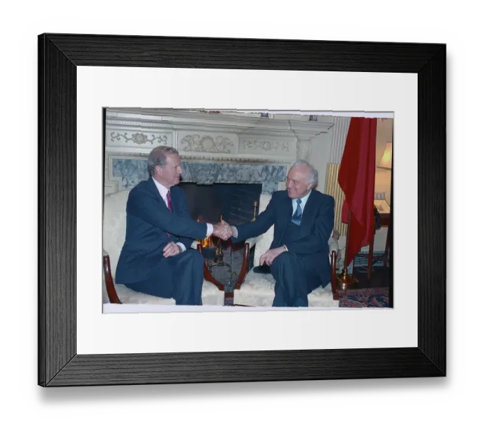 Framed Print : James Baker and Eduard Scevardnadze Shaking Hands Framed Print : James Baker and Eduard Scevardnadze Shaking Hands