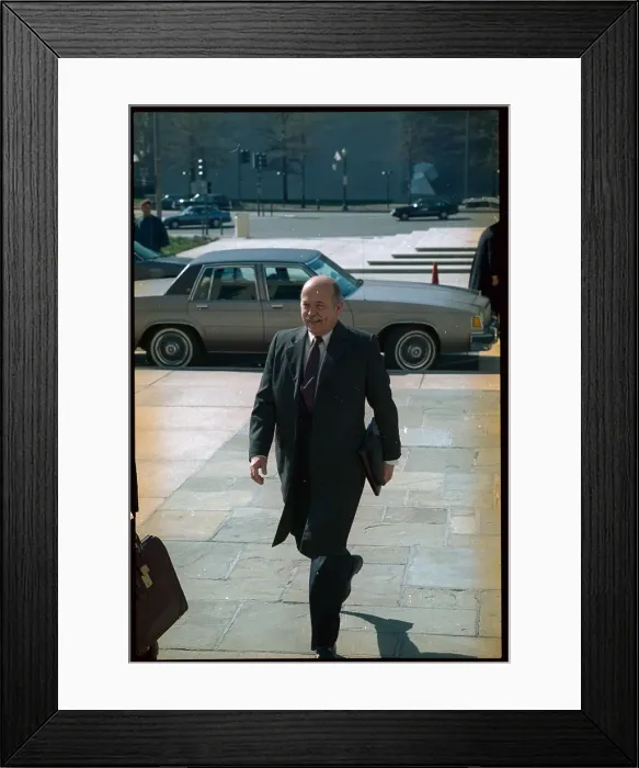 Framed Print : John Poindexter Walking to Court Framed Print : John Poindexter Walking to Court