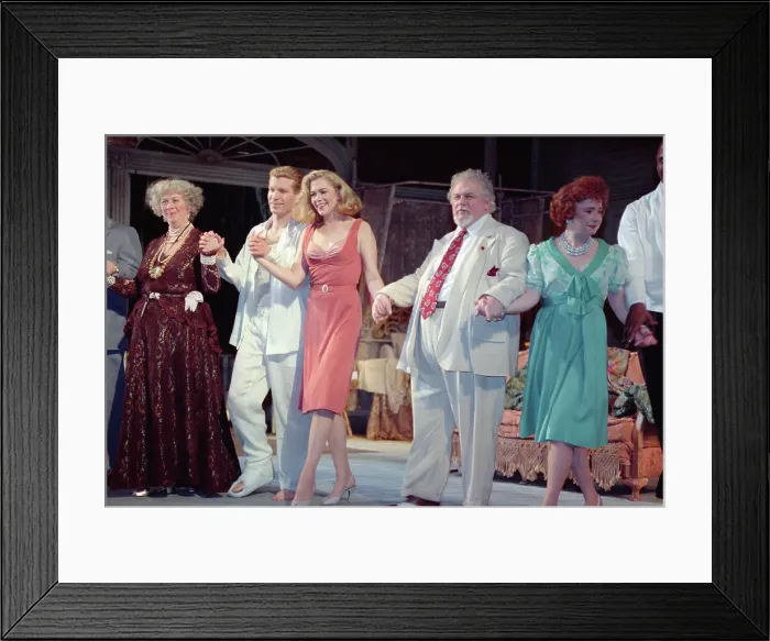 Framed Print : Actors in Cat on a Hot Tin Roof Taking a Bow Framed Print : Actors in Cat on a Hot Tin Roof Taking a Bow
