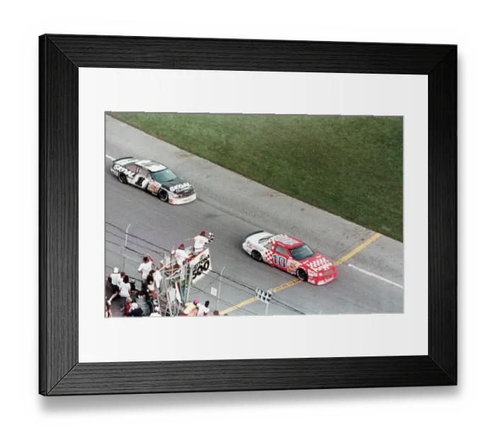 Framed Print : Cars at Finish of Daytona 500 Framed Print : Cars at Finish of Daytona 500