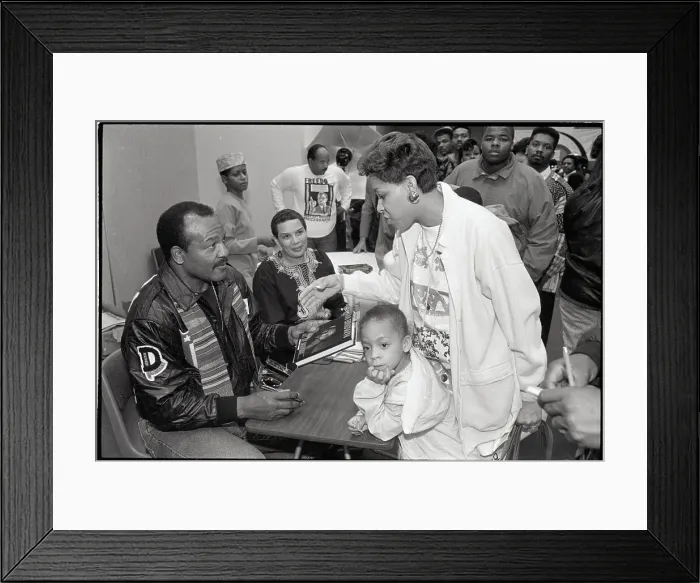 Framed Print : Jim Brown Autographs Books For Fans Framed Print : Jim Brown Autographs Books For Fans