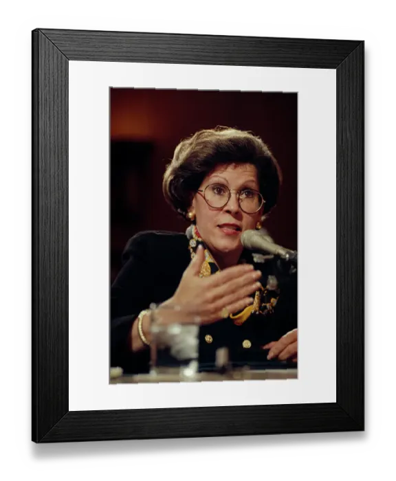 Framed Print : Surgeon General Dr. Antonia Novello Testifying Before Senate Framed Print : Surgeon General Dr. Antonia Novello Testifying Before Senate