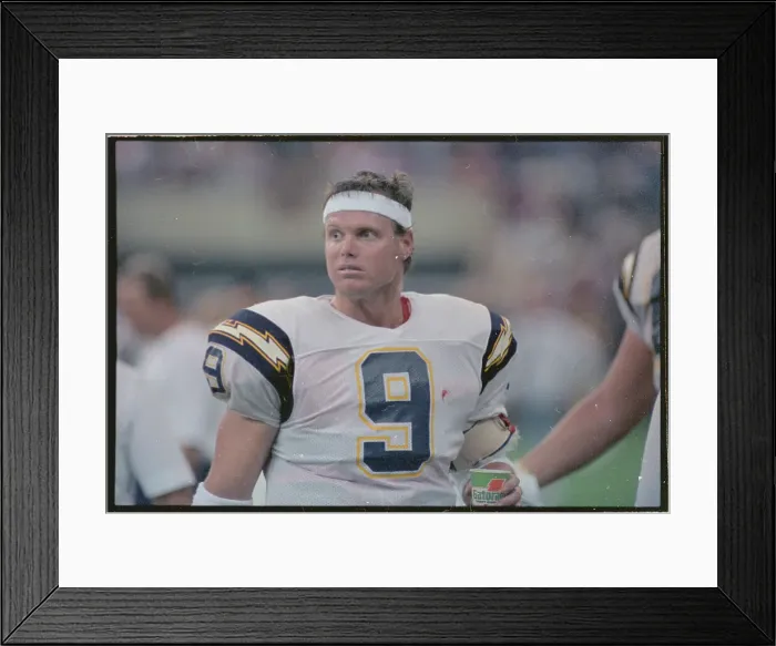 Framed Print : Portrait of Jim McMahon