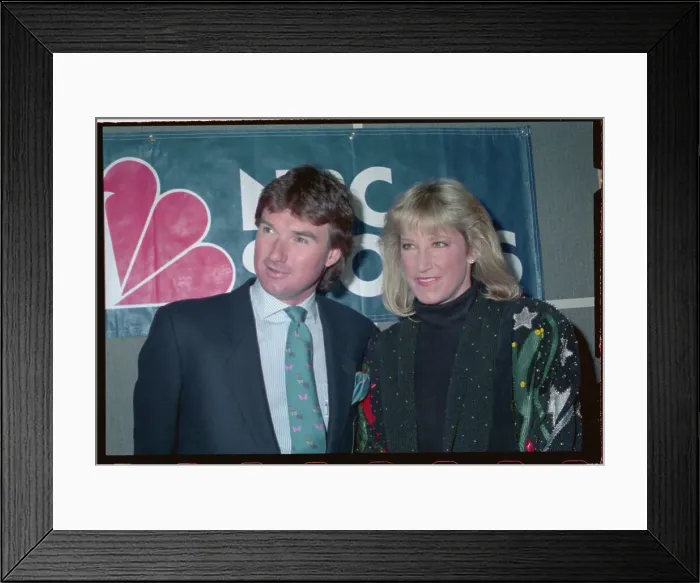 Framed Print : Chris Evert and Jimmy Connors Framed Print : Chris Evert and Jimmy Connors