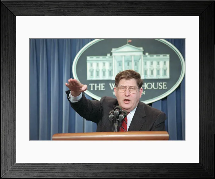 Framed Print : John Sununu Talking About State of Union Address