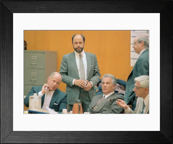 Framed Print : John Gotti and Other in Court Room Framed Print : John Gotti and Other in Court Room