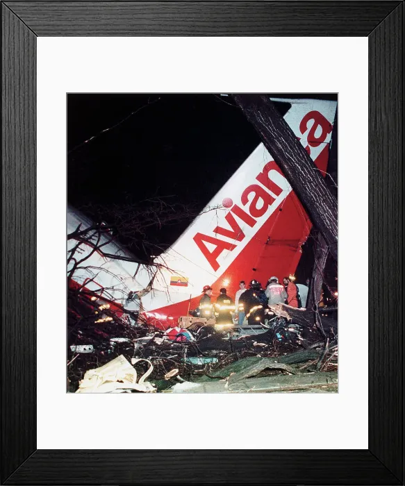 Framed Print : Avianca Plane Crash Wreckage Framed Print : Avianca Plane Crash Wreckage