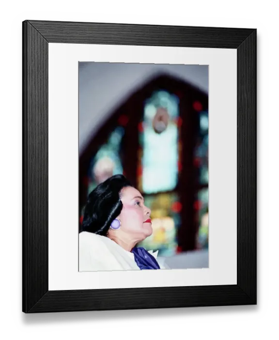 Framed Print : Coretta King Giving Address Framed Print : Coretta King Giving Address