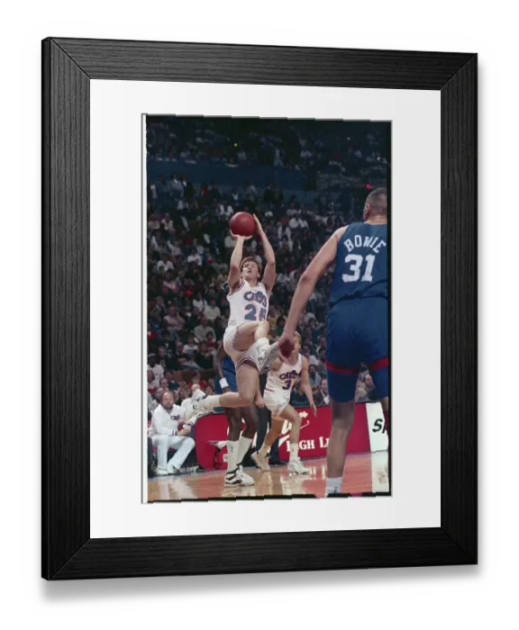 Framed Print : Mark Price Shooting Basketball Framed Print : Mark Price Shooting Basketball