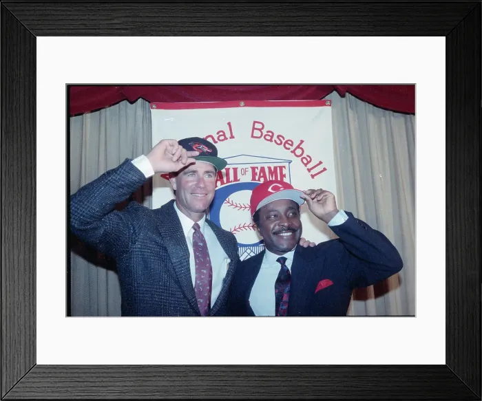 Framed Print : Jim Palmer & Joe Morgan Tip Their Caps Framed Print : Jim Palmer & Joe Morgan Tip Their Caps