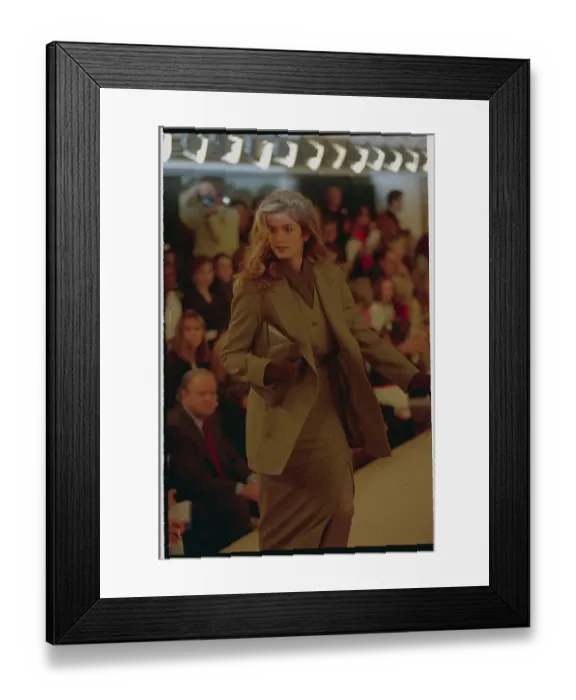 Framed Print : Cindy Crawford Modeling Framed Print : Cindy Crawford Modeling