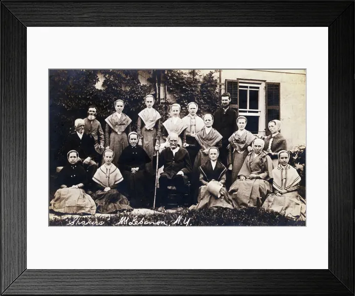 Framed Print : Shakers in New Lebanon Framed Print : Shakers in New Lebanon