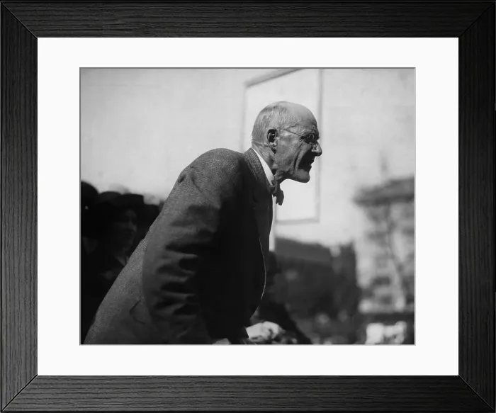 Framed Print : Eugene V. Debs Public Speaking