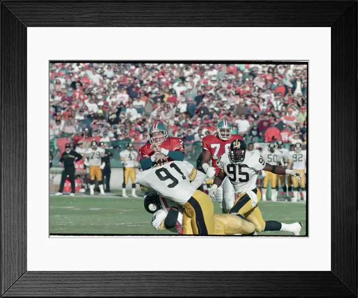 Framed Print : John Elway Passing Football Framed Print : John Elway Passing Football