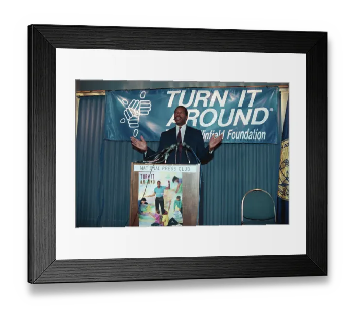Framed Print : Baseball Player Dave Winfield Framed Print : Baseball Player Dave Winfield