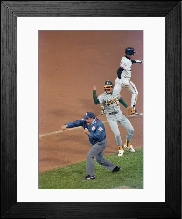 Framed Print : Umpire Calling Bret Butler Out Framed Print : Umpire Calling Bret Butler Out