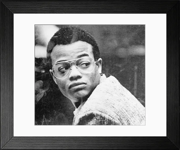 Framed Print : Actor Todd Bridges in Courtroom