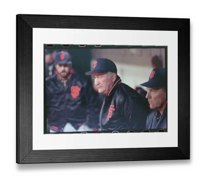 Framed Print : Roger Craig Watching Game Framed Print : Roger Craig Watching Game