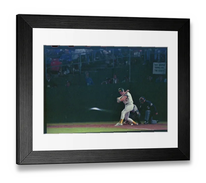 Framed Print : Mark McGwire Breaking Bat During Hit Framed Print : Mark McGwire Breaking Bat During Hit