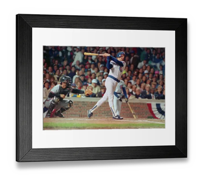 Framed Print : Mark Grace Hitting Homerun Framed Print : Mark Grace Hitting Homerun