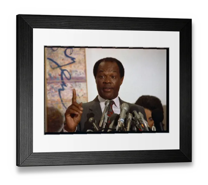 Framed Print : Mayor Marion Barry
