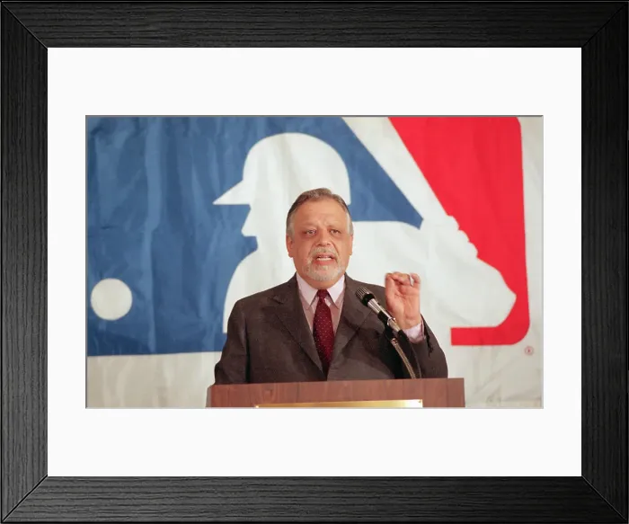 Framed Print : A. Bartlett Giamatti Making Announcement Framed Print : A. Bartlett Giamatti Making Announcement