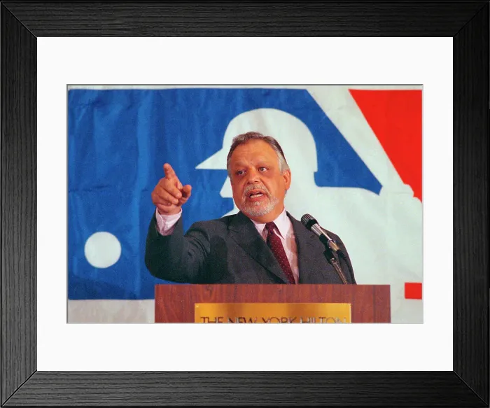 Framed Print : Baseball Commissioner A. Bartlett Giamatti